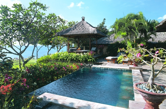 Ocean front villa plunge pool - Ayana Bali