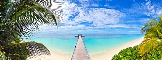 Royal Island Malediwy - pomost