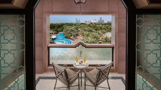 Emirates Palace - przykadowy balkon
