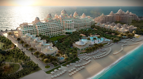 Emerald Palace Kempinski na wyspie palmie w Dubaju