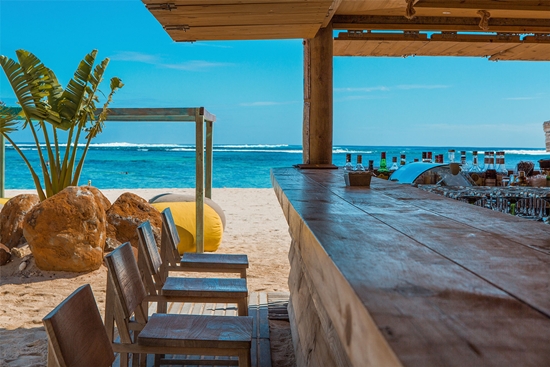 Beach Bar Beachcomber Dinarobin Mauritius